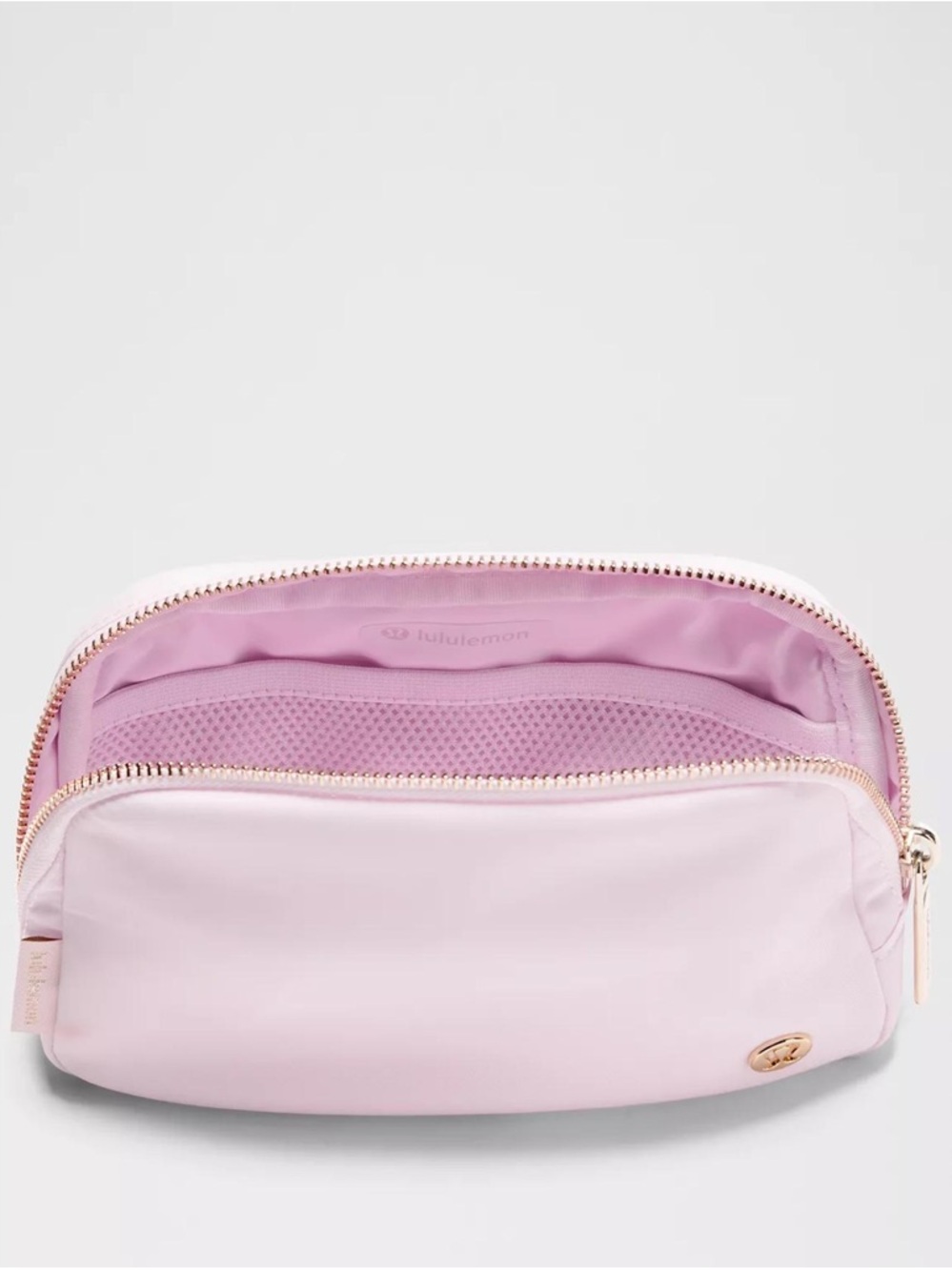 Lululemon Everywhere Belt Bag 1L L Monogram Metallic Blissful Pink/Gold - RARE - Picture 4 of 15
